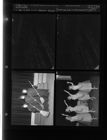 Feature: Ballerinas, kids in costumes, art on walls (4 Negatives) (April 3, 1954) [Sleeve 9, Folder d, Box 3]